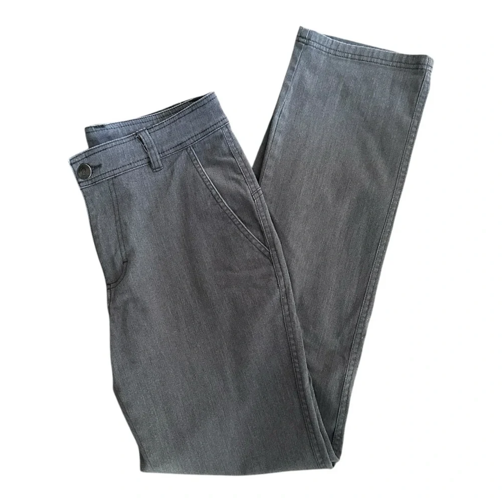 Columbia Women’s Gray Straight Leg Pants Denim Jeans Trousers Size 10 Tall 32…
